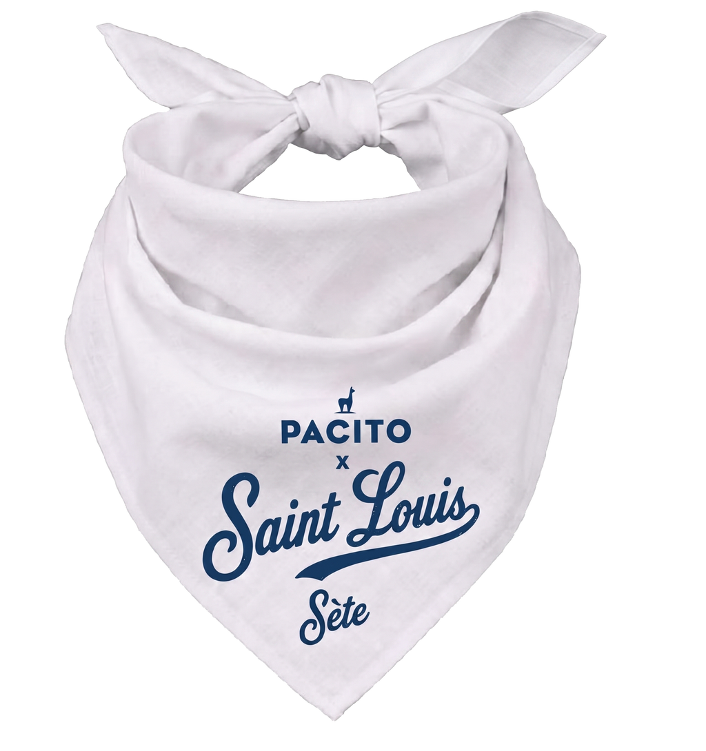 Bandana Saint Louis Blanc "Edition limitée"