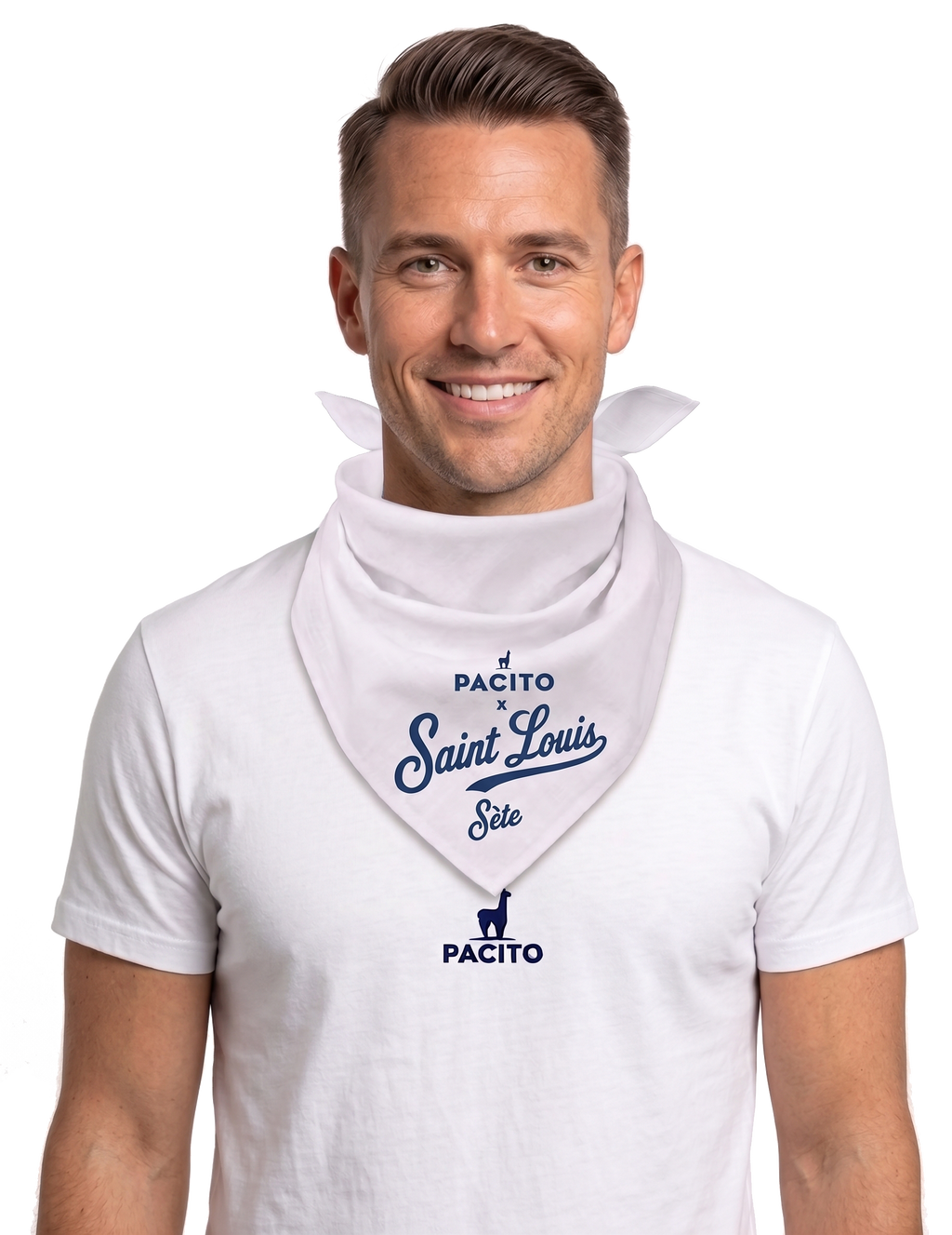 Bandana Saint Louis Blanc "Edition limitée"